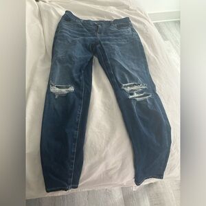 AMERICAN EAGLE CURVY HIGH RISE JEANS SIZE 12